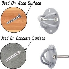 Wall Mount Bracket for X, Yoga Ceiling Mount Suspension Straps for Gymnastic