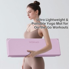 7-Fold Yoga Mat 74″x31″ – 0.31 Inch Thick Folding Exercise Mat, Extra Wide No…