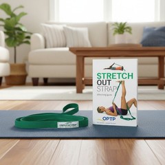 Durable 6′ Stretch Out Strap with Exercise Book – Ideal for Mobility & Therapy