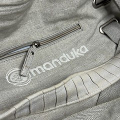 Manduka Yoga Mat Laptop Tote Canvas Bag Gray Shoulder Gym Travel Fitness Pilates