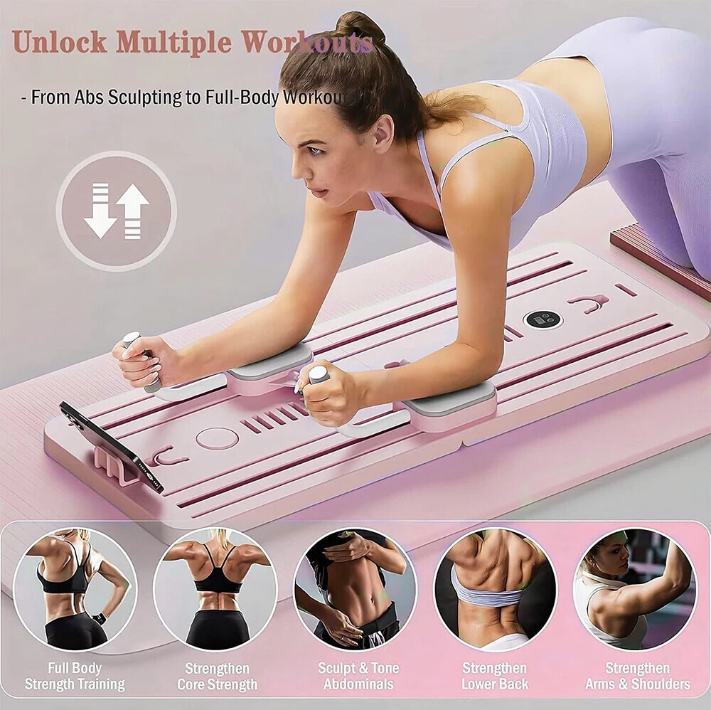 Abdominal Exercise Board Pilates Reformer Board Set Fitness Equipment 5-in-1