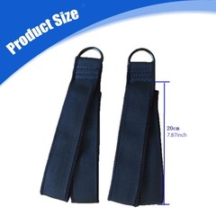 2x Pilates Double Loop Straps Yoga Nonslip for Workout Adults COre Training