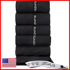 Eunzel Microfiber Workout Towelquick Dry Silver Ion Absorbent Sweat Gym Towel