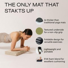 Stakt The Original Foldable Yoga Mat, Premium Foldable Exercise & Workout Mat