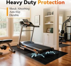 Walking Pad Treadmill Mat for Hardwood & Carpet Floors, 79″ × 39.4″, Extra Large