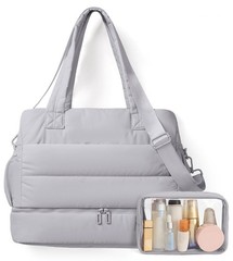 Gym Bag for Women Travel Bag Puffer Duffle Bags Large Carry On Weekender Bags…