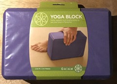 Gaiam Foam Yoga Block Purple Brand New / Original packaging 9″W x 6″H x 4″D