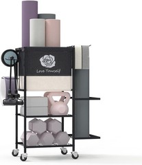 Yoga Mat Storage Rack Home Gym Storage Rack Gym Workout Equipment Storage