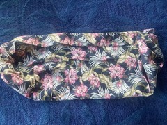 Yoga Mat Carry Bag One-of-a-Kind Large Tropical Print Ex Zip Pocket New