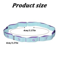 Stretching Band Stretching Strap with Loops Flexibility Band 11 Loops Leg Str…