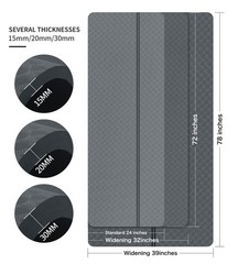 Large Exercise Mat – 15mm/20mm/30mm Thick Yoga Mat | Workout Mat for Fitness,…