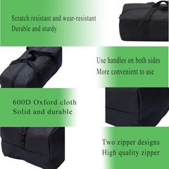 Extra Large Heavy Duty Duffle Bag – Foldable Storage Organizer for Camping