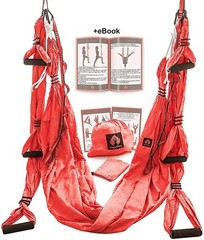 Yoga4You Aerial Yoga Swing Set – Yoga Hammock Hanging Swing – Aerial Sling In…