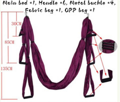 Anti-Gravity Aerial Yoga Hammock Stretch Strap(Blue)