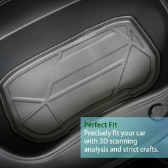 TPE Floor Mat For Tesla Model 3 2023-2025 6 PCS Waterproof Duty-Proof Fully Surr