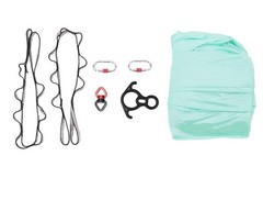 Aerial Yoga Practice Polyester Strap Equipment Yoga Hammock Practice Kit 200kg
