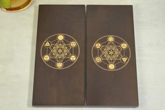 Sadhu Board “Metatron’s Cube” Yellow Galvanized Nails 10 mm/0.4 inch