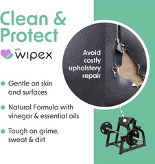 Yoga Mat Cleaner Wipes, EWG Verified, 400 Ct Plant-Based Lemongrass, Eucalyptus