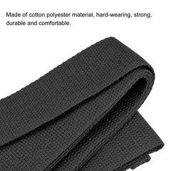 Yoga Strap-6FT Stretch Band with D-Ring for Yoga Pilates Stretch Workout, Black