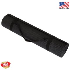 Yoga Mat – Double Sided 1/4-Inch Workout Mat – 71×24-Inch Exercise Pad for Home