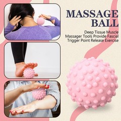 5 Pack Yoga Wheel Set Back Stretcher Wheel for Deep Tissue Massage Foam Rolle…