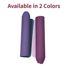 Exercise Yoga Mat Extra Thick Gym Fitness With Non Slip Pilates Mats Pad 72″X24″