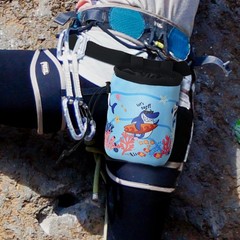Fanosy Chalk Bag for Rock Climbing Gym & Bouldering – Large Capacity Blue