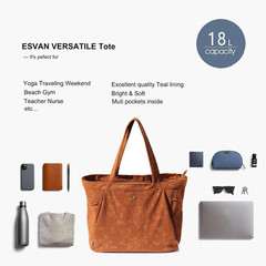Corduroy Yoga Tote Bag Gifts for Women Drawstring Yoga Mat Bag for Office Workou