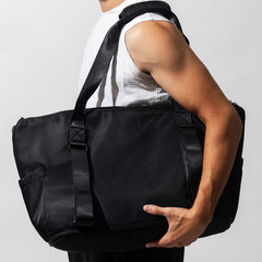 Extendable Yoga Mat Carrier with Straps & Laptop Pocket – Large Tote Bag