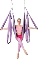 INTEY Aerial Yoga Flying Yoga Swing Yoga Hammock Trapeze NY-CT33 Color: L Purple