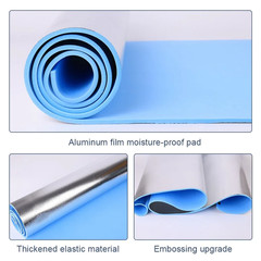 6/8/10Mm Yoga Mat Anti-Skid Sports Fitness EVA Comfort Foam Thick Yoga Mat for E