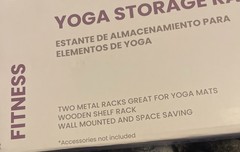 New Yoga Storage Rack for 2 Mats