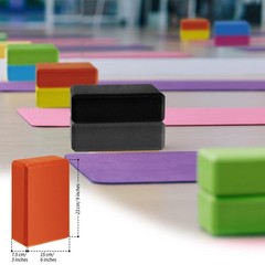 10 Pcs Foam EVA Yoga Blocks Lightweight Yoga Bricks Non Slip Supportive Foam …