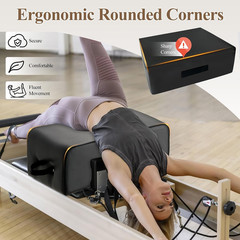 PAETA Pilates Box for Reformer, Pilates Reformer Accessories with Pilates Ring,