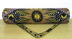 Burning Sun Yoga Mat Carrier Bags Hippie Mandala Cotton Bags With Shoulder Strap