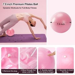 Pilates Ring Kit for Women,Pilates Equipment with Pilates Ring and Ball, 5 Re…