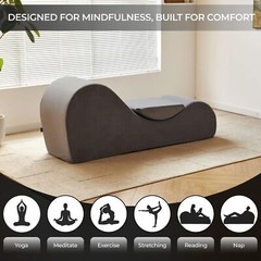 Grey Kama Tantra Sutra Sex Couch Exotic Furniture Sofa Chaise Lounge Yoga Chair