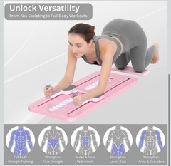 JANUA Pilates Board – Pilates Reformer Set, Multi-Purpose Foldable Pilates Refo