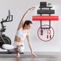 Yoga Mat Holder Wall Mount, Yoga Accessory Mat Storage Rack, Home Gym Accessorie