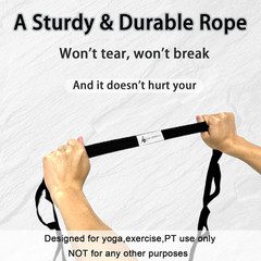 Stretching Strap Yoga Strap with Loops, Stretch Straps for Physical Therapy, Non