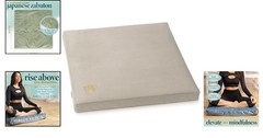 Comfortable Square Meditation Pillow – Velvet Buckwheat Cushion, 32″