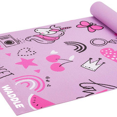 Yoga Mat, Yoga Mat for Kids, Exercise Mat for Toddlers, Kids Ages 3 Years and Up