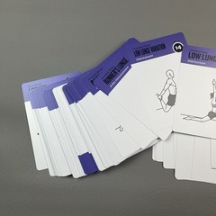 NewMe Fitness Yoga Exercise Cards 70 Pose Deck Workout Guide Beginners