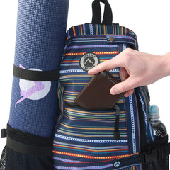 Yoga Mat/Gym/Picklleball Cross-Body Travel Sling Back Pack. Mat Sold Separately.