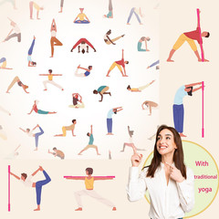 5Ft Bamboo Yoga Stick with Non-Slip Handle for Stretching & Mobility