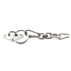 Ceiling Wall Mount Hook Heavy Duty Anchor Diamond Pad Eye Plate With Ring 5mm…