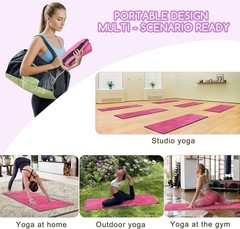 Yoga Mat Towel, Extra Thick (600GSM) Soft Hot Yoga Towel, Non-Slip and Sweat