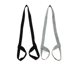 SMILESUNUS 2 Pcs Yoga Mat Strap Carrier Large, Black+blue