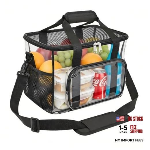 Clear Lunch Bags For Work, Transparent Lunch Bag Stadium Approved, Clear Bag
