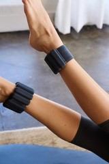 BALA DELUXE PORTABLE GYM– 1 lb Wrist/Ankle Weights & 3 lb Dumbbells Sage NEW